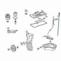 OEM 2021 Lexus NX300 Gage Sub-Assy, Oil Level Diagram - 15301-36060