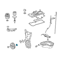 OEM 2017 Lexus NX200t Seal, Type T Oil Diagram - 90311-42051