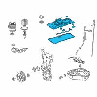 OEM 2018 Lexus NX300 Cover Assembly, Cylinder Diagram - 11210-36010