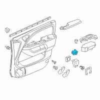 OEM Honda Odyssey Switch Assembly, Remote Control Mirror Diagram - 35190-SHJ-A21