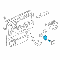 OEM Honda Switch Assembly, Power Seat Memory Diagram - 35961-SHJ-A01