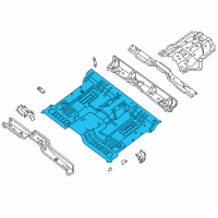 OEM Nissan Floor Assy-Front Diagram - 74312-1PA0A