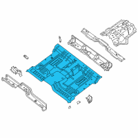 OEM Nissan NV2500 Floor Assy-Front Diagram - 74312-1PA0A