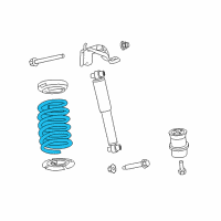 OEM Lincoln Zephyr Coil Spring Diagram - 8H6Z-5560-A