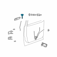 OEM Chrysler Aspen Key-Blank With Transmitter Diagram - 68294573AB