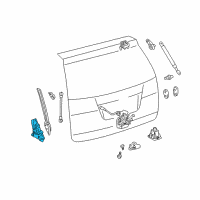 OEM 2019 Toyota Sienna Actuator Diagram - 68910-08023