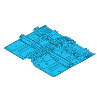 OEM Kia Forte Koup Panel Assembly-Floor Center Diagram - 651001M200