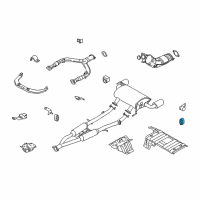 OEM Infiniti QX50 INSULATOR-Exhaust Mounting Diagram - 20640-01A61