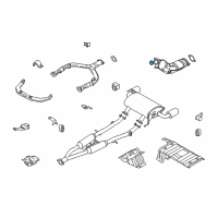 OEM 2015 Infiniti QX70 Gasket - Exhaust Diagram - 20691-19U0A