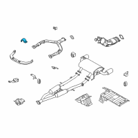 OEM 2012 Infiniti M37 INSULATOR-Heat, Exhaust Diagram - 20596-JK00A