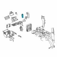 OEM 2002 Pontiac Montana Expansion Valve Diagram - 10318613