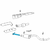 OEM 2002 Ford F-350 Super Duty Intermed Pipe Diagram - F81Z-5A212-MA