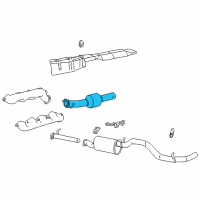 OEM 1999 Ford F-350 Super Duty Converter Diagram - F81Z-5E212-JA