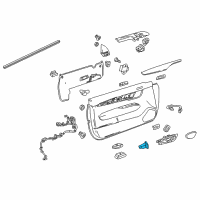 OEM 2014 Cadillac CTS Trunk Lid Switch Diagram - 84246438