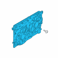 OEM 2020 Lincoln Continental Fan Assembly Diagram - G3GZ-8C607-D