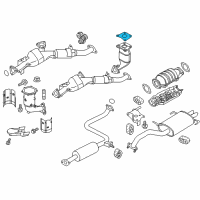 OEM 2004 Infiniti I35 Gasket - Exhaust Diagram - 20691-8J100