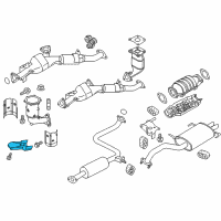 OEM 2002 Nissan Maxima Lower Shelter Diagram - 20853-5Y700