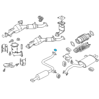 OEM Nissan Murano Gasket - Exhaust Diagram - 20691-30P0A