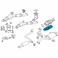 OEM Infiniti I35 Lower Shelter Diagram - 20853-8J100