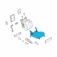 OEM Infiniti Cushion Complete-Front Seat R Diagram - 873A2-CW51A