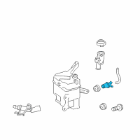 OEM Toyota Prius C Rear Washer Pump Diagram - 85330-60180