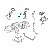 OEM Cadillac ATS SENSOR KIT-FUEL LVL Diagram - 13544258