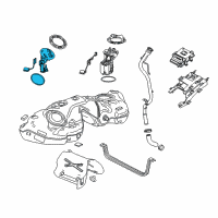 OEM Cadillac Fuel Pump Diagram - 13592933