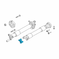 OEM Ford F-150 U-Joint Diagram - FL3Z-4635-B