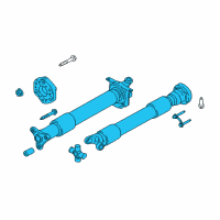 OEM 2017 Ford Mustang Drive Shaft Assembly Diagram - FR3Z-4R602-S