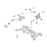 OEM 2009 Pontiac Vibe Cam, Rear Suspension Knuckle Adjust Diagram - 88971292