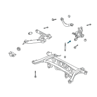 OEM 2005 Pontiac Vibe Bolt, Rear Suspension Knuckle Diagram - 88971300