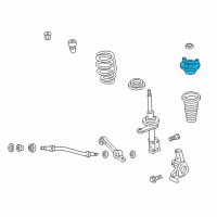 OEM Dodge Intrepid Shock and Strut Mount Diagram - 4782019AC