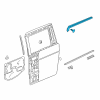 OEM Sub-Seal, L. Slide Door Diagram - 72865-SHJ-A01