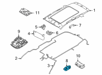 OEM 2021 Kia Sorento Lamp Assembly-Rear PERSO Diagram - 92880C1500GYT