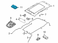 OEM Kia Sorento Lamp Assembly-Luggage Co Diagram - 92620C5100GYT