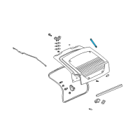 OEM 2004 Pontiac Aztek Lift Cylinder Diagram - 10353792