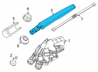 OEM 2022 Ford Mustang Mach-E ARM ASY - WIPER Diagram - LJ8Z-17526-C