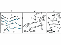 OEM Toyota Sienna Hose & Tube Assembly Diagram - 88710-08140