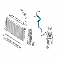 OEM 2021 BMW M2 Engine Radiator Hose Diagram - 11-53-8-071-985