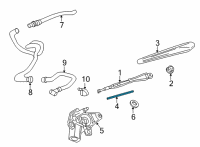 OEM 2022 Chevrolet Trailblazer BLADE ASM-R/WDO WPR Diagram - 42768976