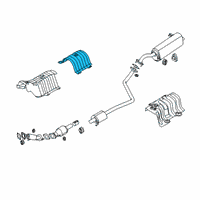 OEM 2021 Hyundai Venue Protector-Heat Center Diagram - 28793-K2000