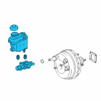 OEM 2009 Toyota Tundra Master Cylinder Diagram - 47201-0C071