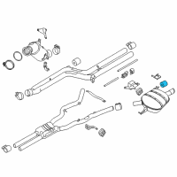 OEM BMW 550i Vibration Absorber Diagram - 18-30-3-412-863