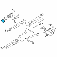OEM BMW 550i GT SCREW CLAMP Diagram - 11-65-8-585-233