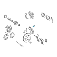 OEM 2003 Dodge Sprinter 2500 Sensor-Brake Wear Diagram - 5142123AA