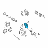 OEM 2004 Dodge Sprinter 2500 CALIPER-Disc Brake Diagram - 5127486AA