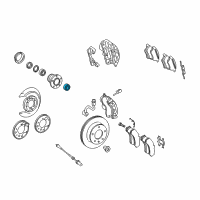 OEM 2006 Dodge Sprinter 2500 Bearing-Axle Diagram - 5103869AA