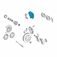 OEM Dodge Sprinter 2500 CALIPER-Disc Brake Diagram - 5135642AA