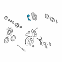 OEM Dodge Sprinter 2500 Adapter-Disc Brake CALIPER Diagram - 5135915AB