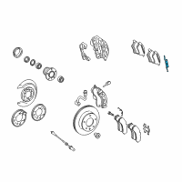 OEM 2004 Dodge Sprinter 2500 Spring-Brake Pad RETRACTION Diagram - 5139906AA